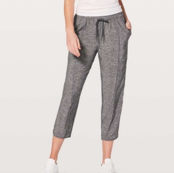 Lululemon 23” Final Play Pant LW6APSS Heather Lux Multi Black Lightweight 6 - Picture 1 of 9